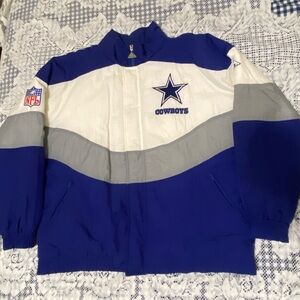 Vintage 90s Dallas Cowboys Pro Line Apex One Jacket Coat. Mens XL.